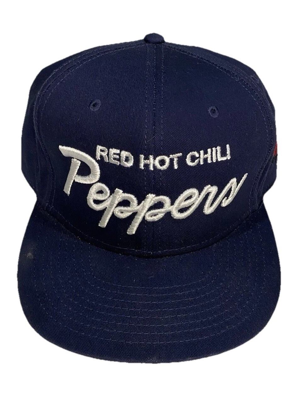 Red Hot Chili Peppers Snapback Navy Blue Cap Hat Unlimited Love World Tour